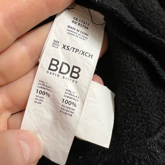 BDB David Bitton Lace Moto Jacket XS - Picture 8 of 13